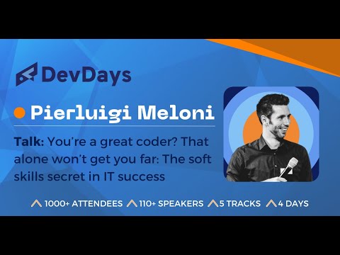 Pierluigi Meloni: You’re a great coder? That alone won’t get you far