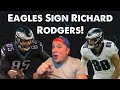 TE Richard Rodgers Signs Back With The Eagles l Eagles Number 2 TE l Zach Ertz is Definitely Gone!