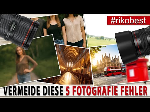 5 typische Fehler in der Fotografie die du vermeiden kannst um sofort bessere Bilder zu machen.