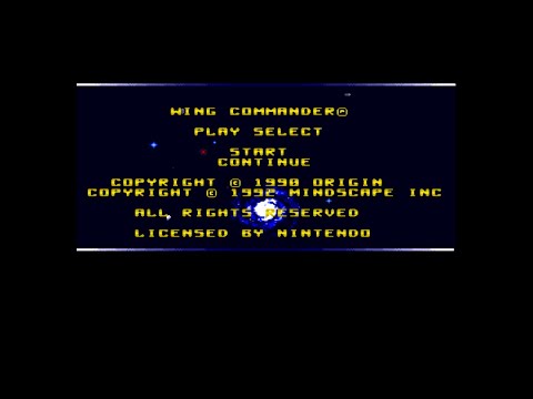 Wing Commander Super Nintendo SNES Video Game Review