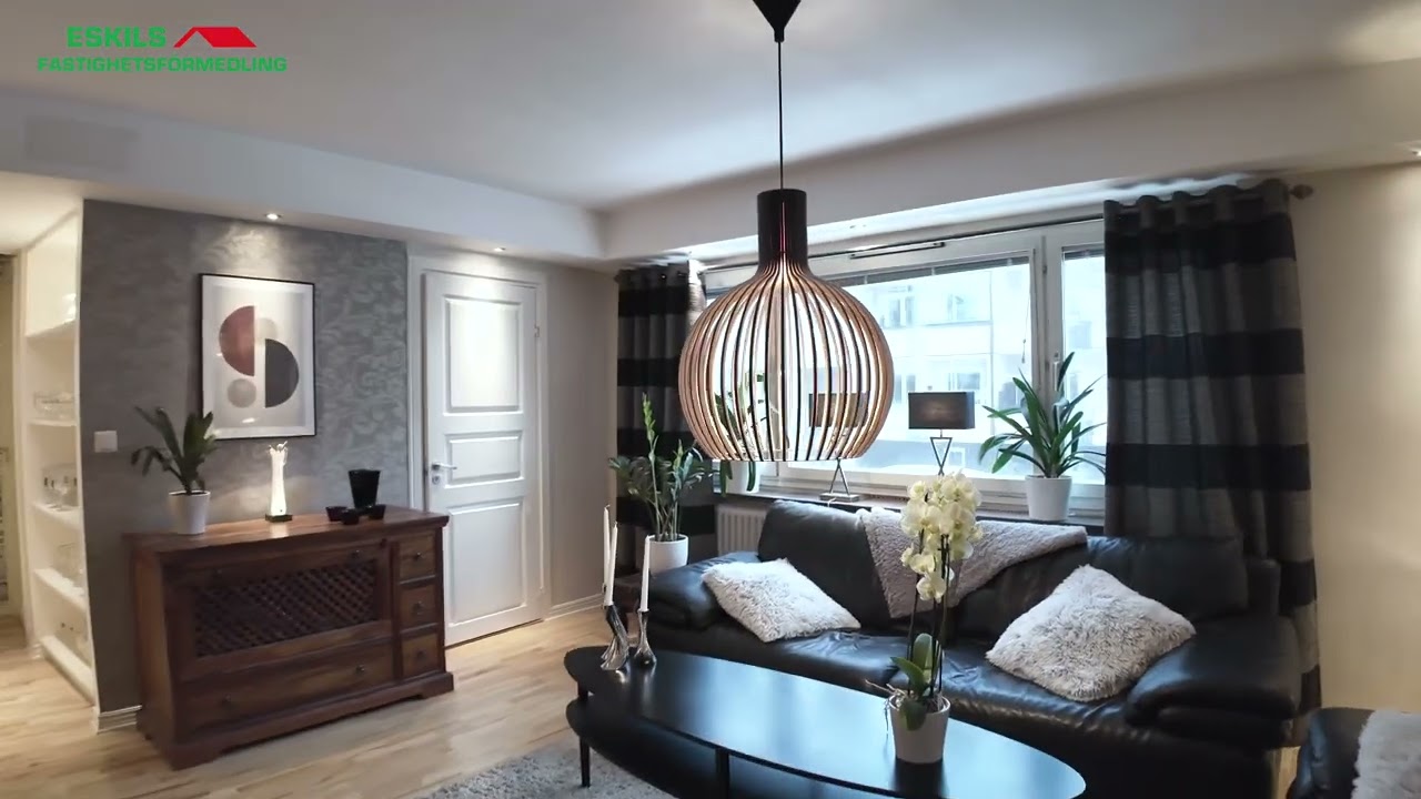 5 rum Lägenhet på Bryggaregatan 9C Norr/Centrum Eskilstuna kommun - video