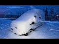 WINTER STORM Survival in a VAN! | Heavy Snowstorm Winter Camping