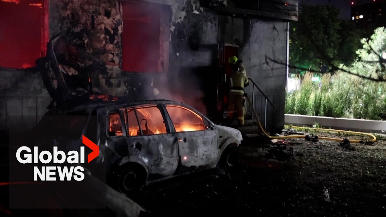 Video: Russia strikes Kyiv overnight with missiles, killing one civilian