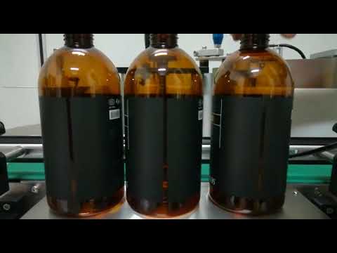 Desktop Pneumatic Roller Wraparound (Round Bottle) Labelling Machine (Taiwan)