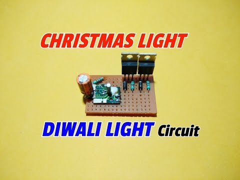 Amazing Christmas Light..Diwali Light..Simple Flasher Light Circuit Using Old Clock Circuit.. Video