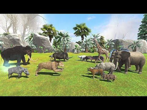 PREHISTORIC MAMMALS VS EVERY FACTION - Animal Revolt Battle Simulator