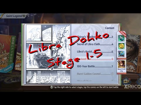 Saint Seiya Awakening (SEA) Story Libra Dohko stage 1-5