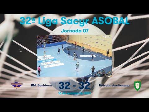 32ª Liga Sacyr ASOBAL J07: BM. Benidorm - Helvetia Anaitasuna 32-32