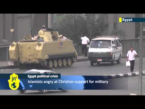 Click to Watch the Crackdown in Egypt; Rage Directed at Coptic Christians; U.S. Response Is Hypocritical  video