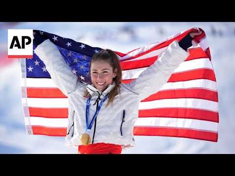 Mikaela Shiffrin gets emotional talking about her dad after gold medal win