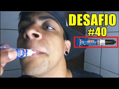 COLANDO A BOCA COM SUPER BOND DESAFIO #40