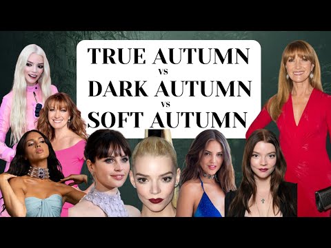 TRUE AUTUMN VS DARK AUTUMN VS SOFT AUTUMN COLOR PALETTES: DIFFERENCES
