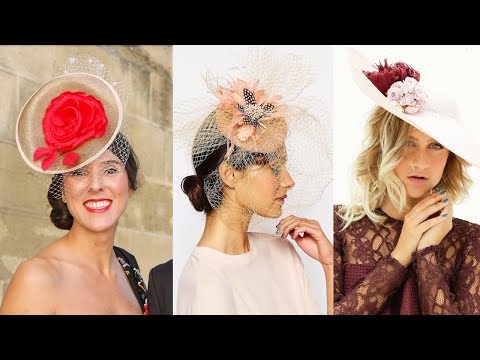 MODA 2019 2020 MUJER PARA MADRINAS Y BODAS / Tocados modernos y bonitos / Fashion Love