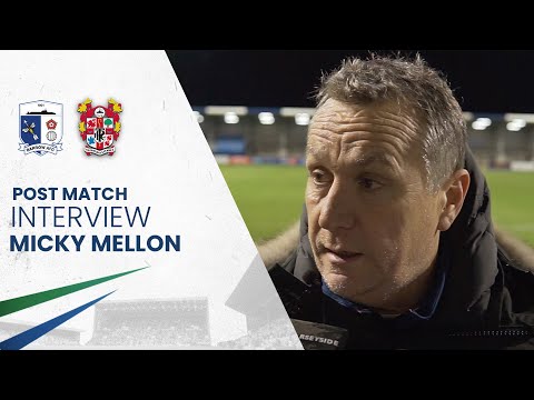 Post Match | Micky Mellon (Barrow)