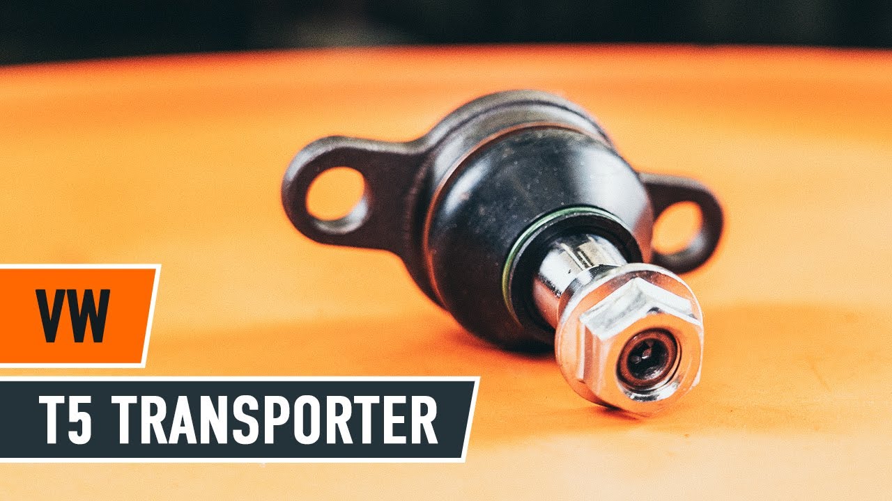 Jak vyměnit přední kulový čep ramene na VW T5 Transporter – návod k výměně