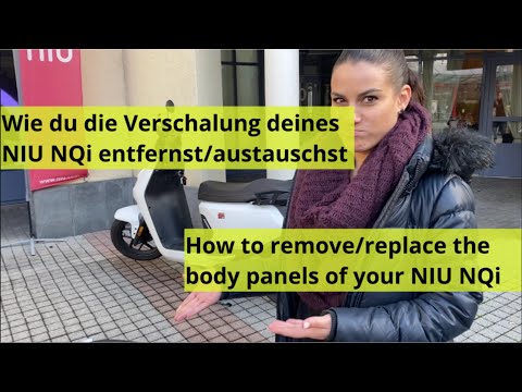 How to remove/replace the body panels of your NIU NQi e-scooter