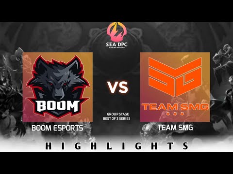 BOOM ESPORTS VS TEAM SMG HIGHLIGHTS - COMEBACK WITH EPIC BLACKHOLE - DPC SEA TOUR 3 DIVISION 1 2022
