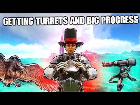 GETTING TURRETS AND BIG PROGRESS - MTS MAIN CLUSTER S5 Ep 2 - Ark: Survival Evolved