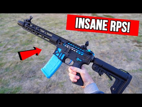 CRAZY $1,000+ Airsoft M4 Shoots INSANE RPS! #Shorts