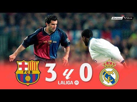 Barcelona 3 x 0 Real Madrid ● La Liga 98/99 Extended Goals & Highlights HD