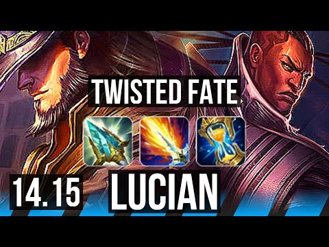 TWISTED FATE vs LUCIAN (MID) | Rank 7 TF, 7/2/8, 700+ games | JP Grandmaster | 14.15