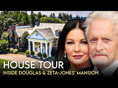 Michael Douglas & Catherine Zeta-Jones | House Tour | $4 Million New York Mansion & More