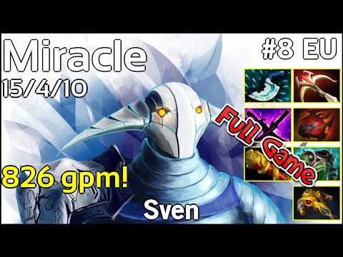 Miracle Sven - Dota 2 Full Game