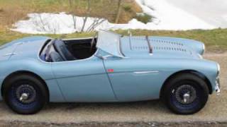 preview picture of video '1956 Austin Healey 100/4 BN-2 'M' (HD photo video with stereo engine souinds!)'