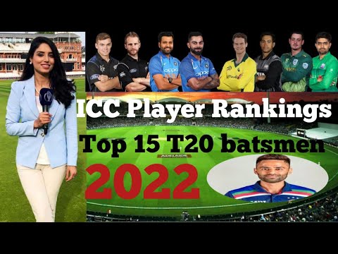 ICC T20 Batting Rankings 2022 : Top 15 T20 Batsmen