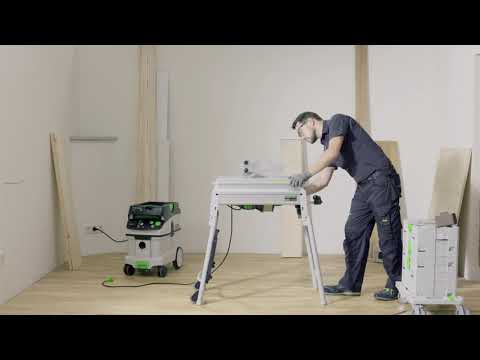 Išilginio pjovimo staklės Festool CS 50 EBG PRECISIO video