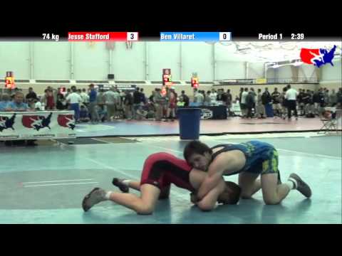 Jesse Stafford vs. Ben Villaret at 2013 ASICS University Nationals - FS