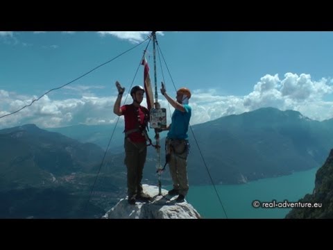 Via dell'Amicizia Riva Gardasee: Malerische Gipfelrast Cima SAT - Abenteuer Alpin 2011 (Folge 13.4)