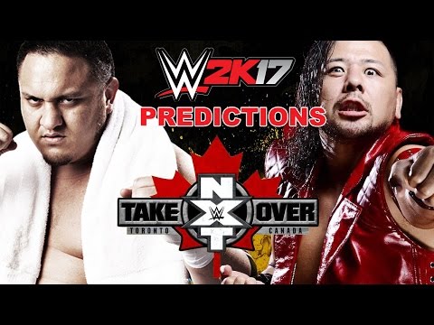 WWE NXT Takeover Toronto Samoa Joe VS Shinsuke Nakamura