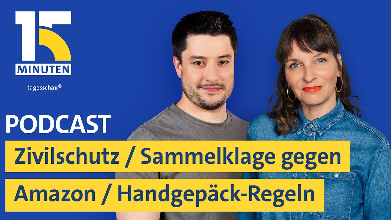 Pläne für Zivil- und Katastrophenschutz / Klage gegen Amazon Prime / Handgepäck-Regeln