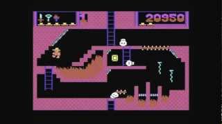 Montezumas Revenge Gameplay Commodore 64 C64