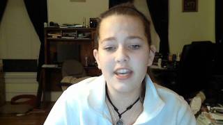 Me singing *Me and Emily*-Rachel Proctor