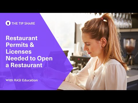 Restaurant Permits & Licenses Needed to Open a Restaurant