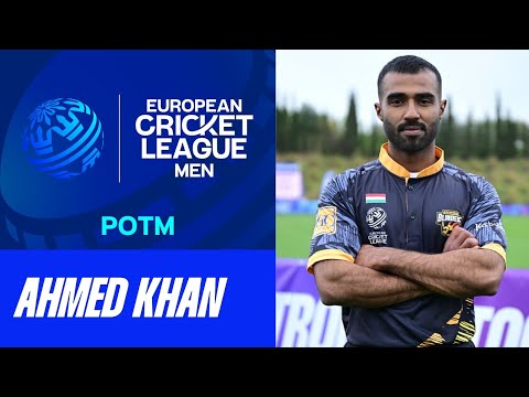 POTM Match 10: A.Khan - BRN vs BUB | Group D | European Cricket League 2025 | 6 Mar 2025 | ECL25.052