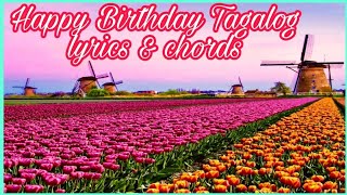 Happy Birthday Tagalog lyrics and chords |Sing and Praise Hymns