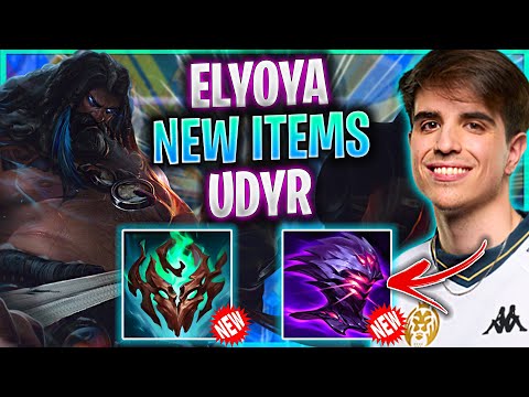 ELYOYA TRIES UDYR JUNGLE with the NEW ITEMS! *Preseason 2023* - MAD Elyoya Plays Udyr Jungle!