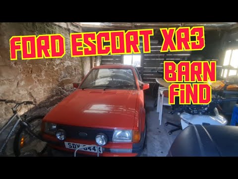 Ford Escort XR3 Genuine Barn Find hot hatch 80s