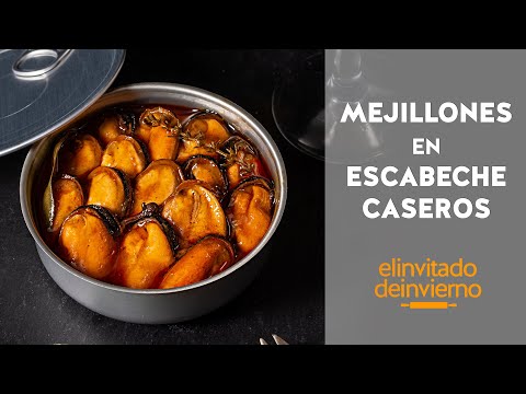 {Mejillones en escabeche} caseros