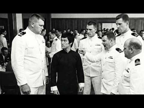 Bruce Lee at Naval Ceremony "Fight a Real Martial Artist!" Said Officer 10 Seconds Later