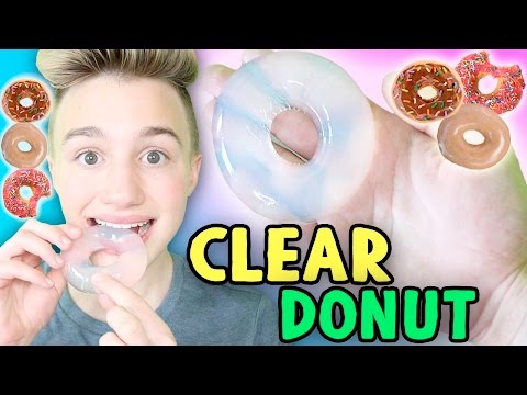 DIY CLEAR DONUT ! EDIBLE See Through Doughnut Video