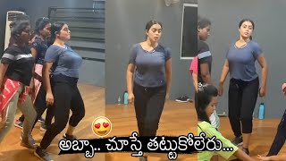 Actress Poorna Hot Dance Practice Video  Shamna Ka