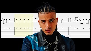 Rauw Alejandro - Todo De Ti - Guitar Tabs Tutorial With Sheets