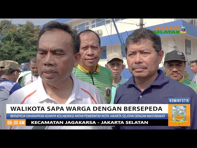 Walikota Sapa Warga dengan Bersepeda