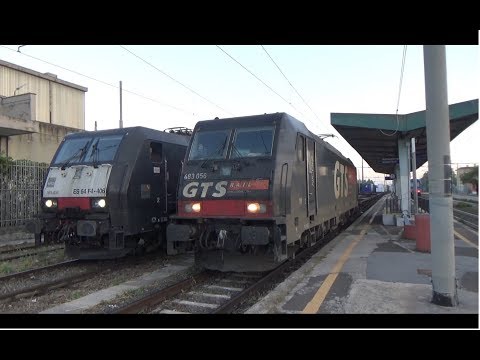 La SUPER-PARTENZA da Pomezia con BITONALE per la E483.056 "Nicola" di GTS Rail!!