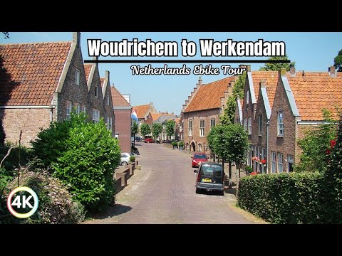 E-biking 🇳🇱: Woudrichem to Werkendam The Netherlands - 4K HDR | Woudrichem street vlog