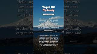 TOPIC 2 #english #luyennghetienganh